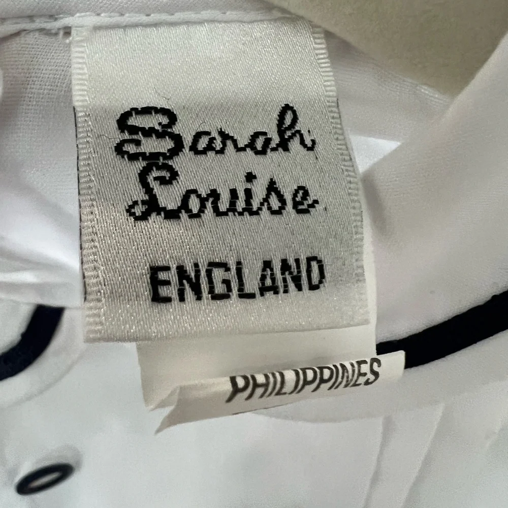 Sarah Louise white poplin